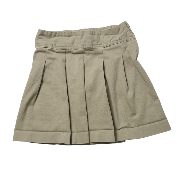 Childrens Place Girls Khaki Adjustable Waist School Uniform Skort Pants 6 X - 7 - Picture 4 of 8